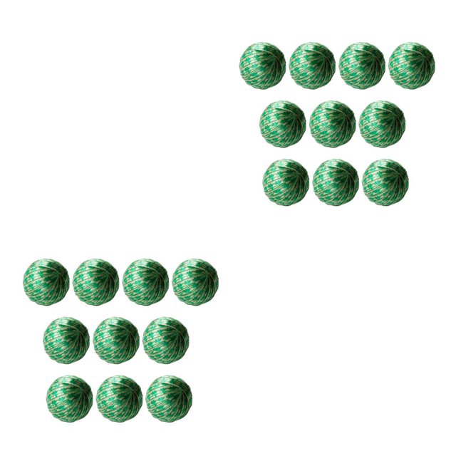 Monstrate Celebración envuelta en tela de tréboles de bolas del día de San Patricio de 10 piezas Tipo6 2piezas