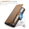 thumbnail image 2 of Compatible with Samsung Galaxy Z Fold 7 Wallet Case, PU Leather Flip Case with Card Holders RFID Blocking Stand [Shockproof TPU Inner Shell] Phone Cover for Samsung Galaxy Z Fold 7, Brown, 2 of 11