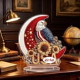 thumbnail image 5 of AZXY 4th of July Decorations, Patriotic USA Eagle 2D Acrylic Tabletop Ornament, Independence Day Crescent Moon Sunflower Sign, Red White Blue Freestanding Decor, Holiday Party Centerpiece for Home, 5 of 8