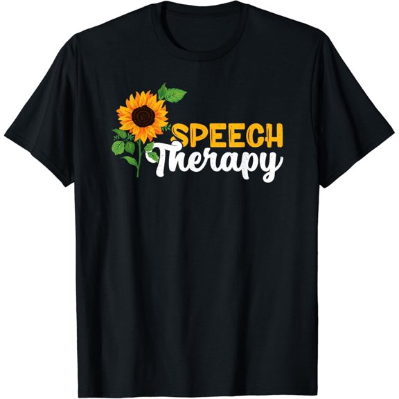 t-shirt Speech Language Pathologist Therapist Speech Therapy T-Shirt mens t shirt，black，women，funny，misfits，men，journey