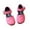 Hot Pink, variant on Outdoor Summer Sandals for Girls Dress Shoes Flower Girl Shoe Mary Jane Low Heels for Wedding Khaki 33