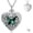 Green Butterfly, variant on Butterfly Urn Necklace for Ashes 925 Sterling Silver Memorial Pendant Cremation Keepsake Necklace for Ashes Memorial Jewelry for Women Human Pets Forever in My Heart (Silver Black)
