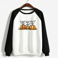 thumbnail image 3 of HOOJT Halloween Sweatshirts for Women Oversized Loose Long Sleeve Shirts Fall Round-Neck Blouses Cute Funny Printed Sweaters Crewneck Pullover Top Halloween Costumes, 3 of 8