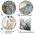 thumbnail image 3 of Designart "Blue And White Wildflower Fields V" Wildflowers Floater Framed Wall Art Living Room, 3 of 5