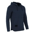 thumbnail image 3 of ZIMEGO Men's Long Sleeve Casual Hoodie - Athletic V-Neck Henley Pullover Shirt, 3 of 6