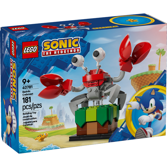 LEGO Sonic the Hedgehog Badnik Crabmeat 40781, Store Exclusive, Collectible Model Figure Set