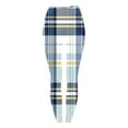 thumbnail image 4 of Leesechin Womens Leggings Plus Size Women's Plaid Printed Tight Yoga Pants Long Pants Inside and Outside Can Wear Leggings Yoga Pants, 4 of 4