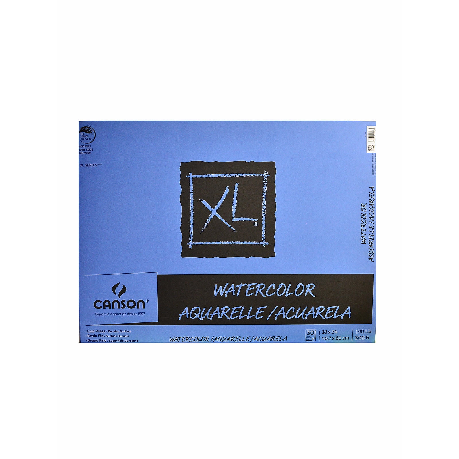 Canson XL Watercolor Pads 11 In. x 15 In. Pad Of 30 Pack Of 2 (2PK-100510942) 98774-PK2