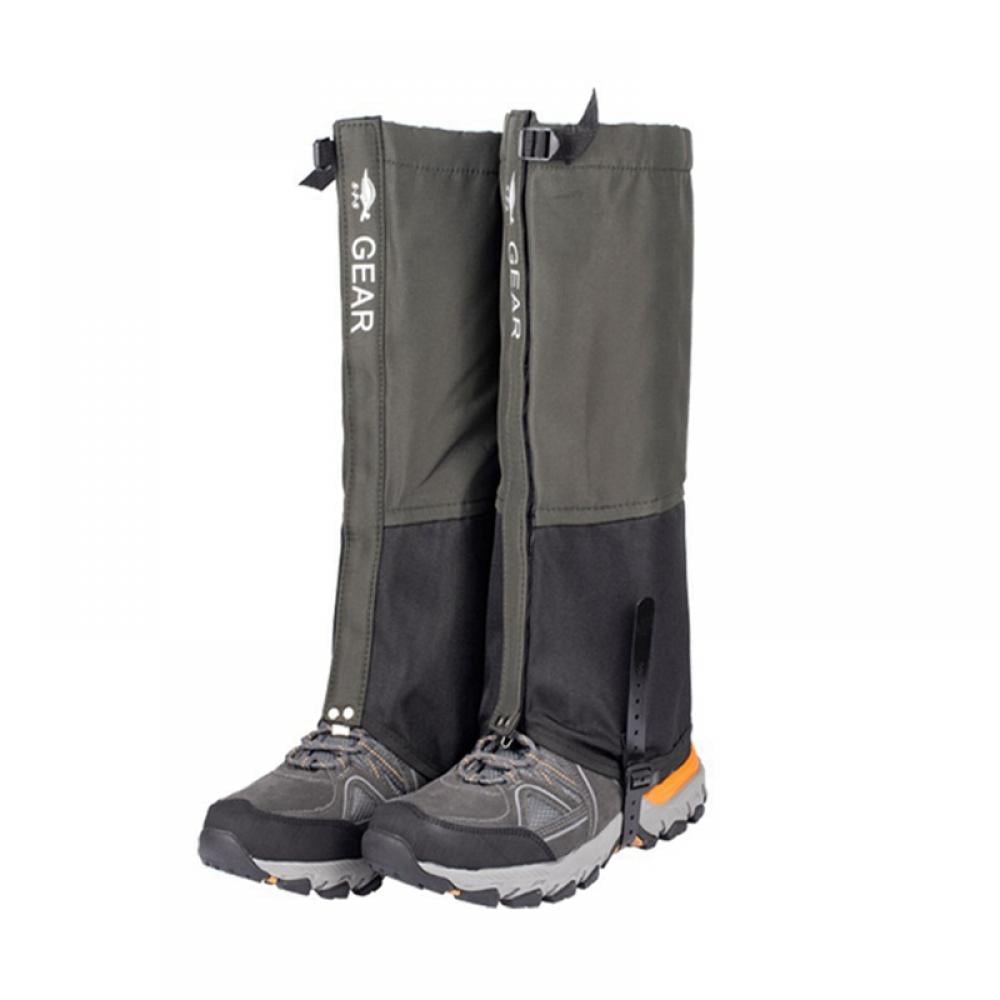Snow Leg Gaiters, Fabric Waterproof Boot Gaiters for Hiking Walking