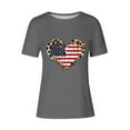 thumbnail image 4 of VKOYWKM Women's 4th of July T-Shirts American Flag Independence Day T Shirts Star Stripe Graphic Tees Crew Neck Loose Fit Short Sleeve Memorial Day Gifts T-Shirts, 4 of 4