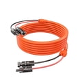 thumbnail image 1 of Tonton 10FT 10AWG Solar Panel Extension Cable, 6mm&Acirc;&sup2; Flat Solar Cable with Male and Female Solar Connector Adapters, IP67 Weatherproof, for RVs, Roofs, Boats, Auto Vehi, 1 of 9