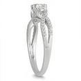 thumbnail image 2 of SZUL Women's 1/2 Carat TW Diamond Engagement Ring in 10K White Gold (J-K-L Color, I2-I3 Clarity), 2 of 3