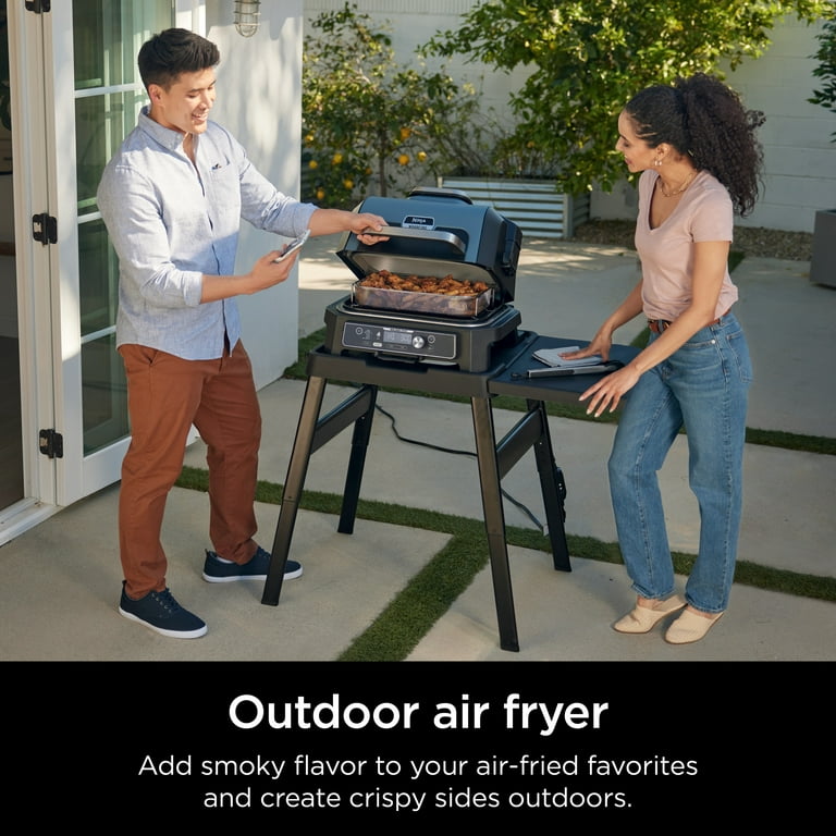 Ninja 7-in-1 Woodfire Electric Outdoor Grill Smoker/Airfryer
