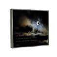 thumbnail image 3 of Stupell Industries Witch Flying By Moon Holiday Painting Gray Floater Framed Art Print Wall Art, 21 x 17, 3 of 9