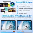 thumbnail image 3 of Android 14 Tablet 10.1 inch Tablets, 10GB RAM + 64GB ROM 1TB Expand, Octa-Core Tablet with Case, GPS, 6000mAh, 1280x800 FHD Display, Dual Camera, WiFi, Bluetooth, 3 of 7