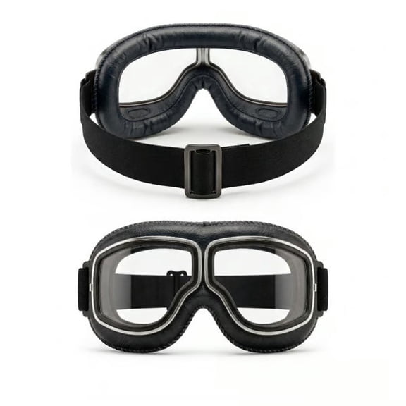 Motorcycle Riding Helmet Accessories, Mirror Style Eyepiece for Men & Women, Easy Install Universal Fit Goggles, for Sport Bikes & Scooters