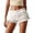 White, variant on Women’s Mesh Ruffle Lace Cheeky Boyshort Panty Booty Shorts Burlesque Retro Style