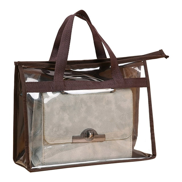 Bargain Qaailabf Sac de Rangement Sac Transparent d'Organisation Housse de Protection Sac de Rangement Suspendu pour Garde-Robe