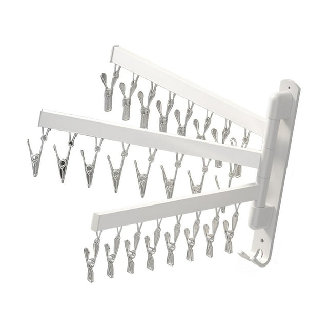 Sock Drying Hanger Rack Multifunction Wall Hanging Organization Foldable Drying style N