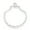 44.5x39x2mm, variant on 1Box 12Pcs 304 Stainless Steel Open Back Bezel Pendants Ring Circle Shape Manual Polishing Stainless Steel Color 30.5x28x2.5mm Hole: 2mm