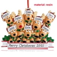 thumbnail image 2 of Cateissary Adorno colgante de árbol de Navidad de animales de dibujos animados, puerta de chimenea, decoración del hogar del Hotel, suministros para el Kits de decoración para fiestas 8 animales Cateissary HA009187-06, 2 of 6