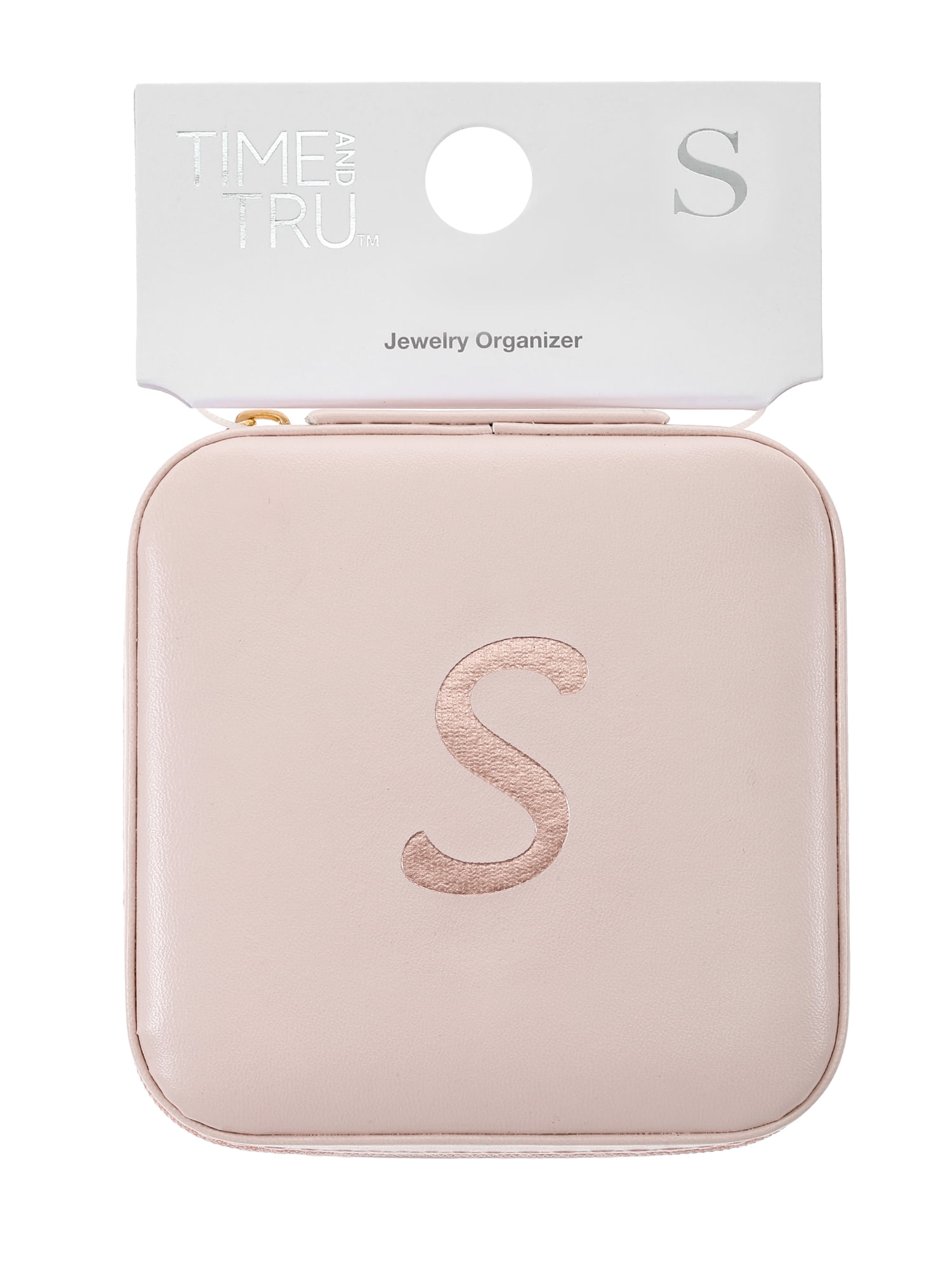 Time and Tru Jewelry Organizer, Initial S