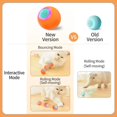 thumbnail image 4 of ROJECO Pet Toys Smart Interactive Cat Bouncing Ball Automatic Rolling Ball Training Self-moving Electric Toys Pet Accessories ShopWise Round, 4 of 9