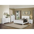 thumbnail image 2 of Topline Home Furnishing Louis Philippe White Night Stand, 2 of 2