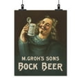 thumbnail image 2 of Print: Groh's Sons Brewery, Bock Beer, New York City, 1899, 2 of 4