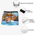 thumbnail image 3 of Fotbe Animals on Noah's Ark Floating Calzoncillos Tipo Boxer con Bolsa de Soporte Total para Hombre, X-Temp Fresco, Transpirable y de Secado Rápido-X-Large, 3 of 5