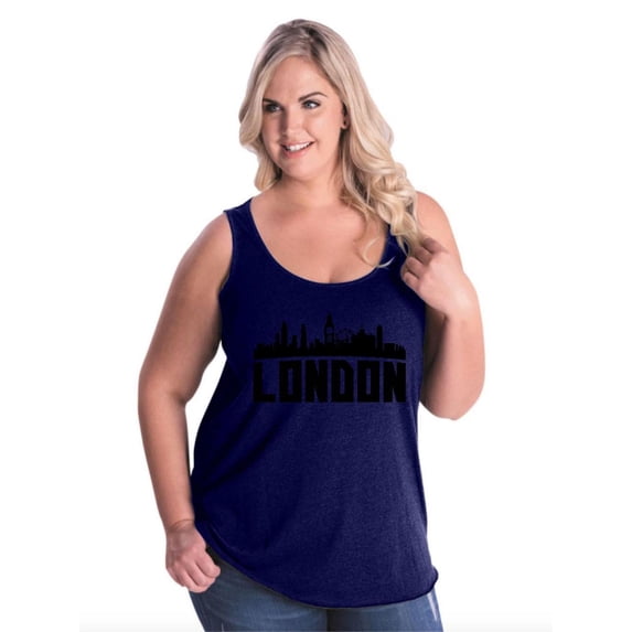 Normal is Boring - Women's Plus Size Tank Top, up to Size 28 - London