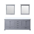 thumbnail image 3 of Tybee 80 in W x 22 in D Dark Grey Double Bath Vanity, Cultured Marble Top and 30 in Mirrors, 3 of 9