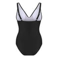 thumbnail image 4 of AOMPMSDX Summer Womens Maternity Ruffle Swimwear Bathing Beach Sexy Swimsuit Suits Maternity Pregnancy Bikini Swimwear Black Plus Size Summer Vacation Wear XXXXL, 4 of 7