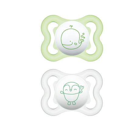 MAM Mini Air Pacifier, 0-6 Months, Unisex 2 Pack