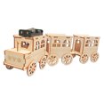 thumbnail image 4 of Diy Wooden Train Toy For Kids 3d Wood Model Train Kit Educational Stem Building Set Unpainted Wood Craft Model For Birthday And Creative Play, 4 of 5