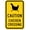 Warning Sign 4, variant on Caution - Floor Slippery When Wet Warning Sticker 12 x 8 Inches - Security Sign, Outdoor Indoor Use for Kitchen, Bathroom, Pool, Wet Floor, Slip Prevention