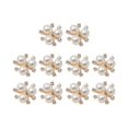 thumbnail image 4 of 10Pcs Flatback Rhinestone Beads Buttons DIY Craft Alloy Flatback Accessory Embellishment for Clothing, 4 of 9