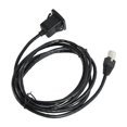 thumbnail image 4 of Cat5e Flush Mount Cable, Cat5e 100M PVC Material Male To Female Ethernet Extension Cable Strong Durable Universal  For Matching Panels, 4 of 8