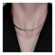 thumbnail image 1 of Necklaces, DoubleLayer Snake Bone Chain, Collarbone Jewelry for Women, Everyday Necklace for Ladies (Silver), 1 of 5