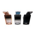 thumbnail image 2 of Car Phone Holder Charger,Mobile Phone Support Double Folding Buckle Desktop Flat Magnetic Suction Vehicle Mounted Metal Live Broadcast Support,Gold, 2 of 3