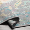 thumbnail image 5 of Hauteloom Marchwood Wool Living Room, Bedroom Area Rug - Traditional - Blue, Gray - 8' x 10', 5 of 11