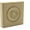 10, variant on 3/4" x 3 1/2" x 3 1/2" Poplar (Paint Grade) Rosette Bullseye Plinth Blocks, Hardwood (10)