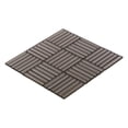 thumbnail image 2 of Modket TDH374MG Brown Cold Spray Crystal Glass Basketweave Parquet Mosaic Tile Wall Backsplash, 2 of 5