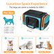 thumbnail image 2 of Discala Transportín grande para gatos, transportador para mascotas, transportador para perros pequeños, transportador para gatos, transportador para mascotas grande, suave y plegable para viajes en in, 2 of 5