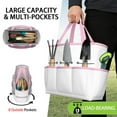 thumbnail image 2 of Garden Tool Bag,Pink Cute French Bulldogs Garden Tool Organizer,Garden Gifts,Waterproof Multi-Pocket Garden Tool Storage 11.8x5.5x11.4 Inch(Tools NOT Included), 2 of 6