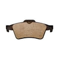 thumbnail image 2 of Detroit Axle - Rear Brake Pads for Volvo S40 C30 C70 V50 Mazda 3 5 Jaguar S-Type XK XJ8 XJR Saab 9-3 9-3X Ford C-Max Escape EcoSport Transit Connect, Ceramic Brake Pads with Hardware, 2 of 7