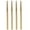 Gold, variant on Black Gold Chopsticks Reusable Non-slip 4Pairs Chinese Chopsticks Stainless Steel Flatware Sushi Household Kitchen Tableware Set