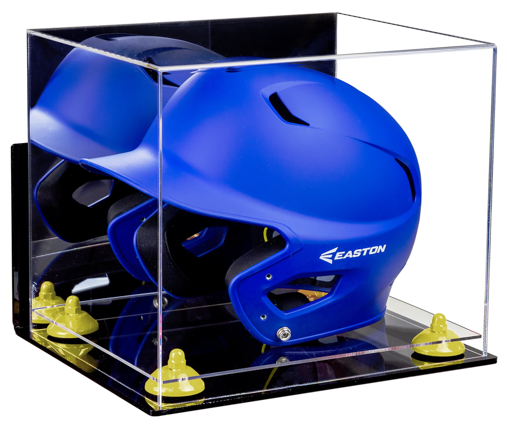 Acrylic Baseball Batting Helmet Display Case with Mirror, Wall Mount