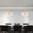 thumbnail image 2 of Ashling 20 in. 6-Light Indoor Matte Gold Finish Chandelier with Light Kit, 2 of 5
