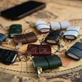 thumbnail image 4 of NWJ Pocket Leather Notebook – Handmade Mini Journal with Button Closure, Vintage Japanese-Style Lined Memo Pad, Genuine Leather Cover, 4 of 6
